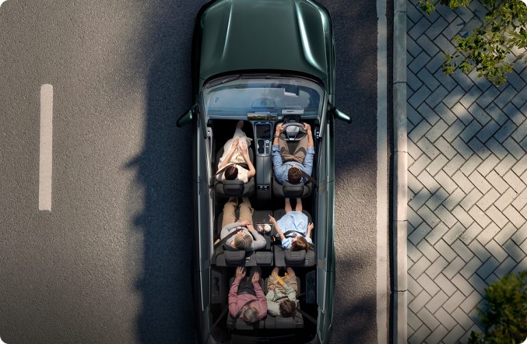 Bangku 7-seater Super Large yang nyaman